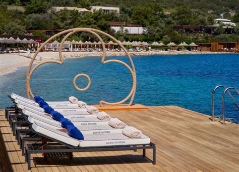 Louis Vuitton opened a beach club at Mandarin Oriental Bodrum 